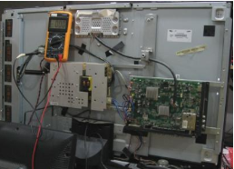 索尼電視電視機顯示"電網電壓高于270V，請關機"字樣，然后幾秒鐘后自動關機