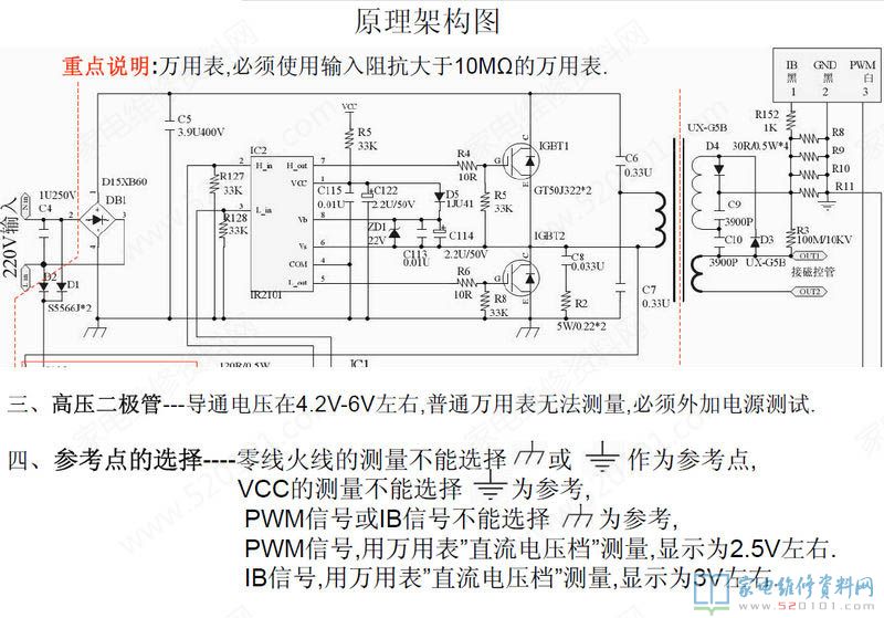 微波爐加熱電腦板構成部分
