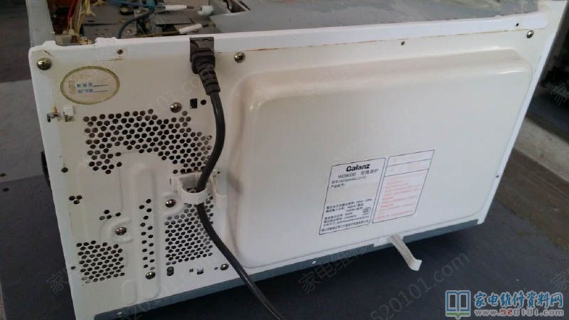 微波爐加熱磁控管壓端子走電