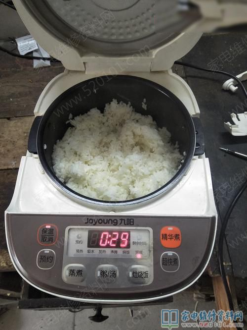九陽(yáng)JYF30FS19智能電飯煲,常見(jiàn)故障