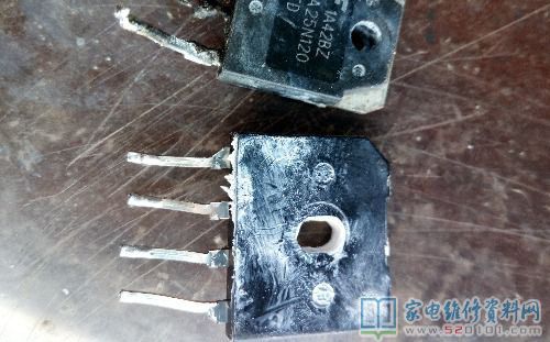 插電無表明,開啟發現10A保險管爆,查三大電容器,IGBT完