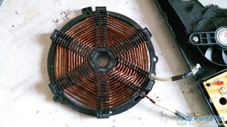 接修一臺美的電滋爐,常見故障主要表現為不加熱,開機檢測因此作