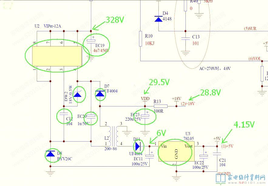 VIPER12A的意見反饋源自18V一路