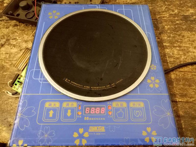 接修一臺(tái)仿冒電滋爐,此電磁爐的常見故障