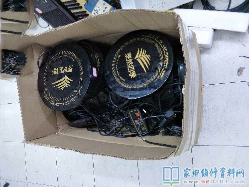 十幾臺小火鍋電磁爐啟動表明E6,經檢測,發現在攜帶電燈泡維護
