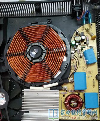 格蘭仕電磁爐,插電調試表明E0,查看出E0編碼的含意是內部電