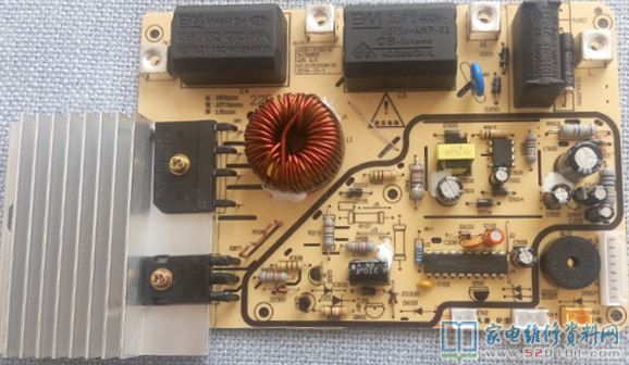 接修一臺九陽電磁爐,故障主要表現為插電表明一切正常,觸開機鍵