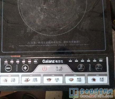 接修一臺格蘭仕電磁爐,型號規(guī)格是CH1926,常見故障