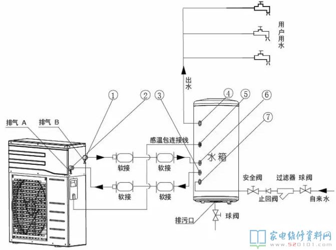 康泉系列熱水機系統軟件電路原理圖
