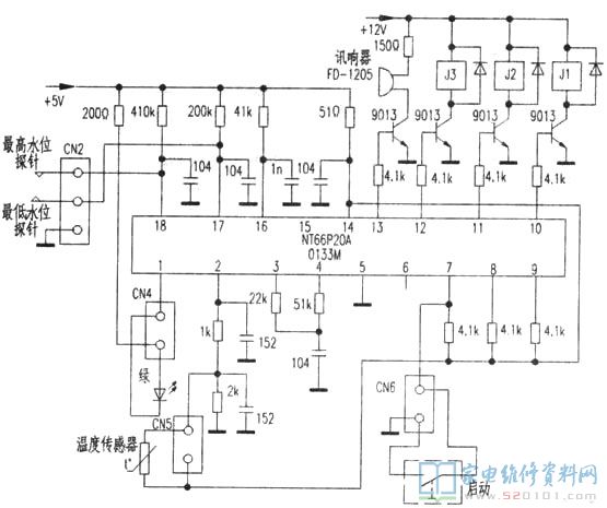 電路設(shè)計(jì)圖見下面的圖所顯示