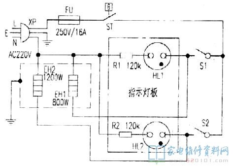 10片鐵質(zhì)熱管散熱器全線貫通一體,2組電熱管豎裝身體內(nèi)