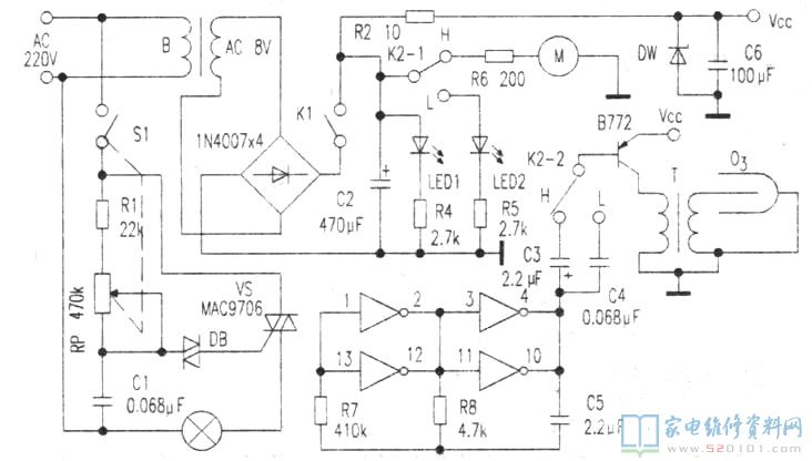 新一代設計風格森林氧吧小臺燈