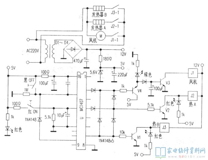 安舒牌電熱扇外觀設(shè)計和壁掛空調(diào)的房間內(nèi)機類似