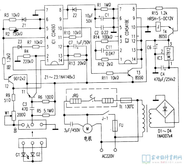 全自動干手機的原理