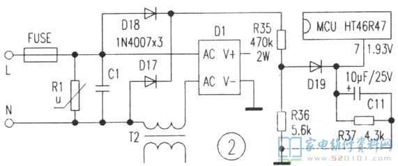 用DT890D數字表測得那時候電壓電壓為255VAC,查看使