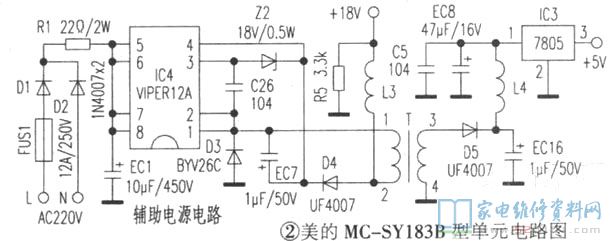 融合電滋爐電路基本原理對模塊電路開展分析
