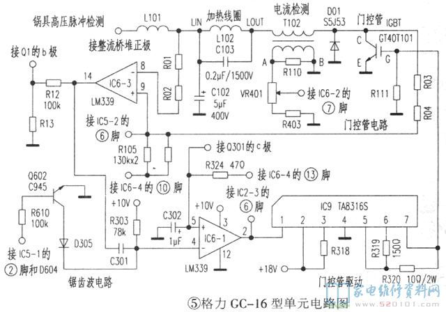 融合電滋爐電路基本原理對模塊電路開展分析