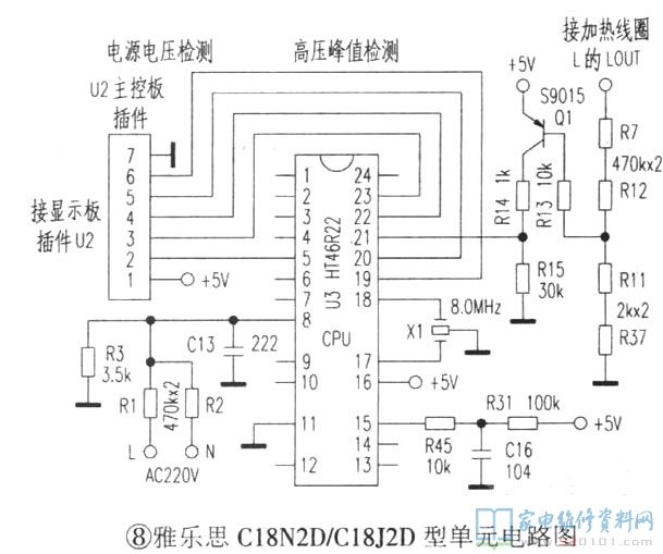 融合電滋爐電路基本原理對模塊電路開展分析