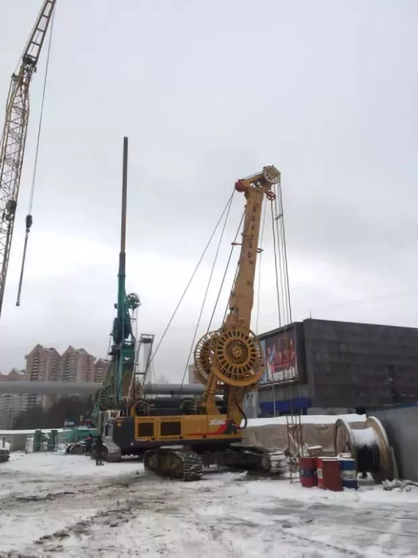 徐工集團XG480D連續墻抓斗參與莫斯科地鐵施工項目