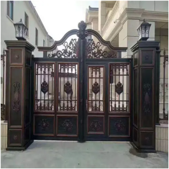 廠家直銷(xiāo) 鋁藝大門(mén) 高檔庭院戶(hù)外大門(mén) 量大可享出廠價(jià)